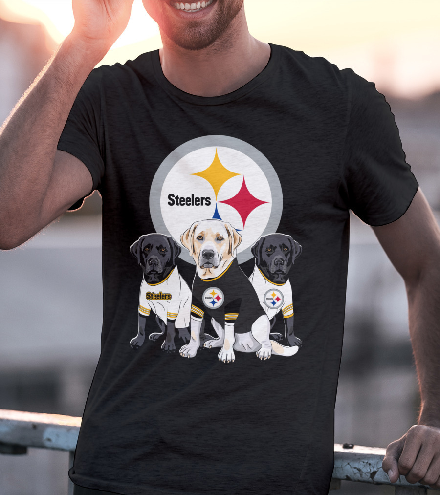 Steelers Labrador Trio T-Shirt