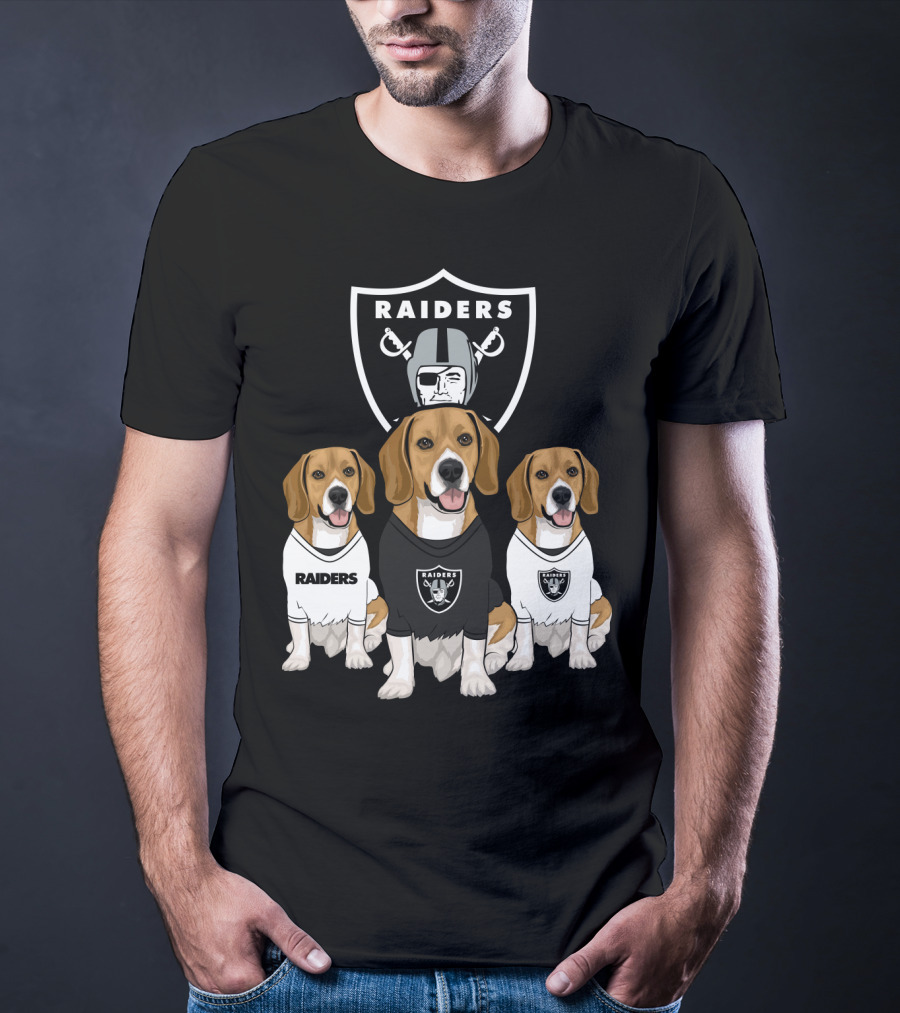 Las Vegas Raiders Beagles T-Shirt