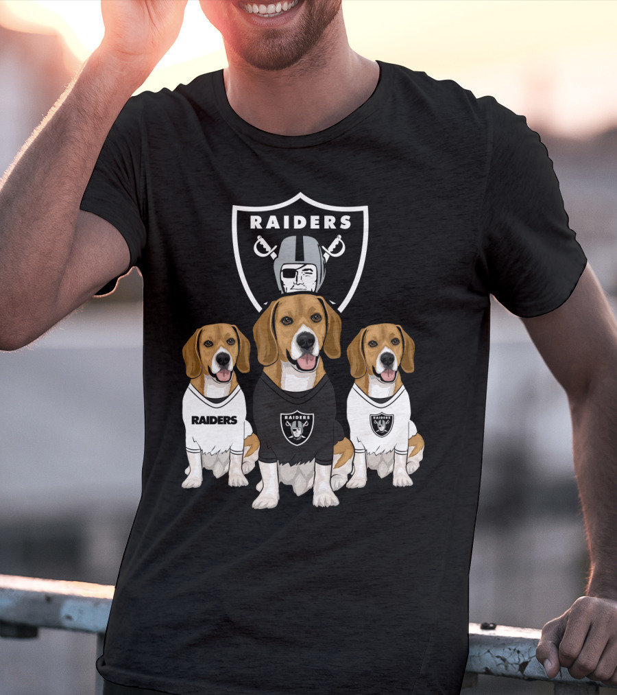 Las Vegas Raiders Beagles T-Shirt