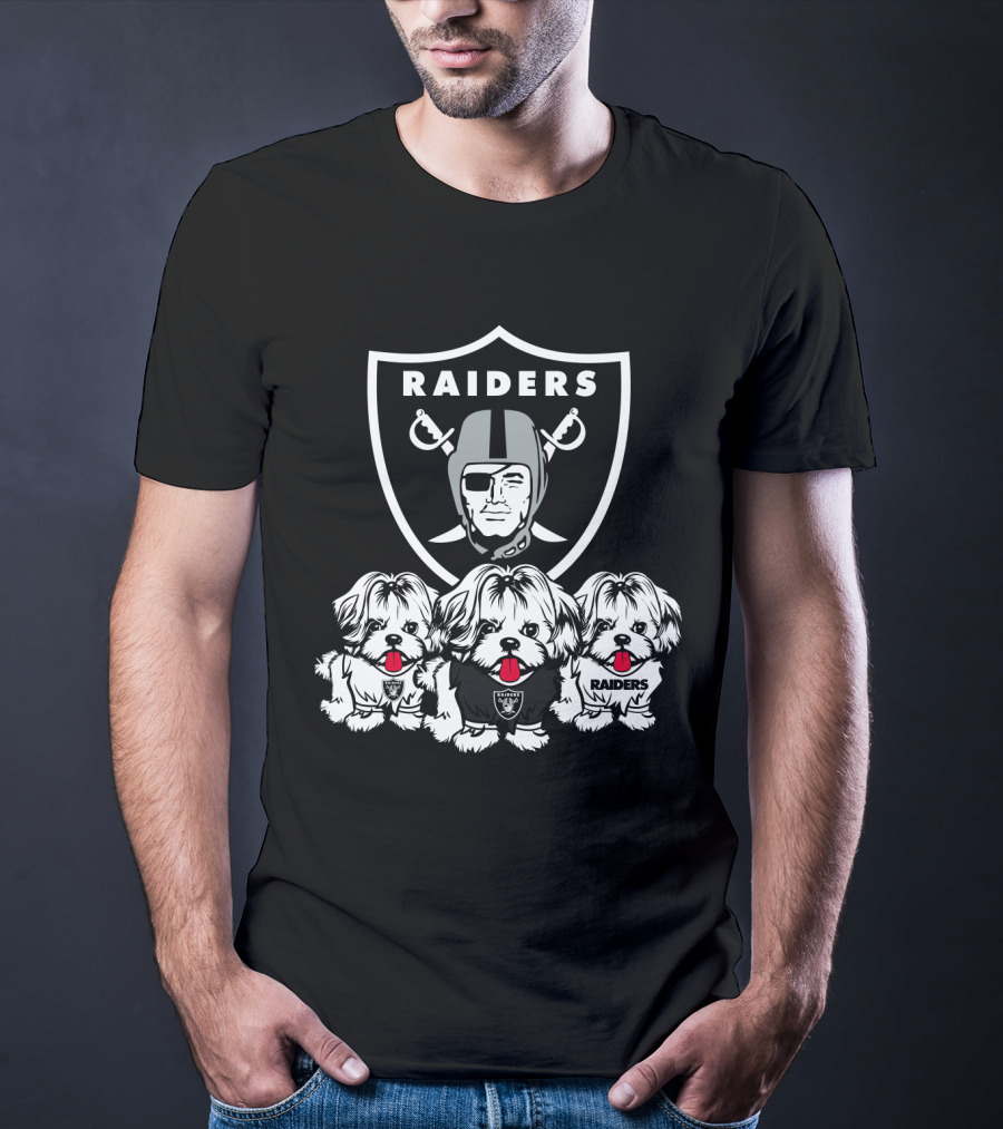Raiders Shih Tzu T-Shirt