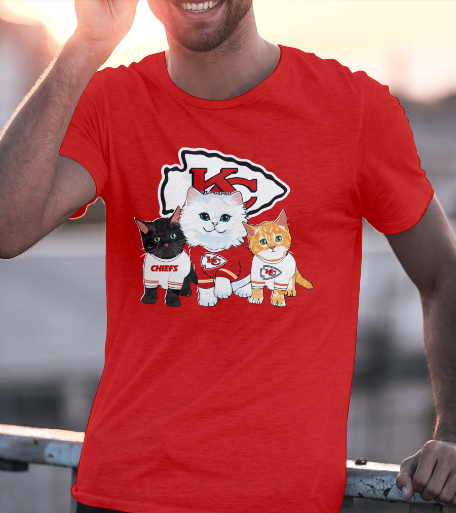 Kc Chiefs Cats T-Shirt