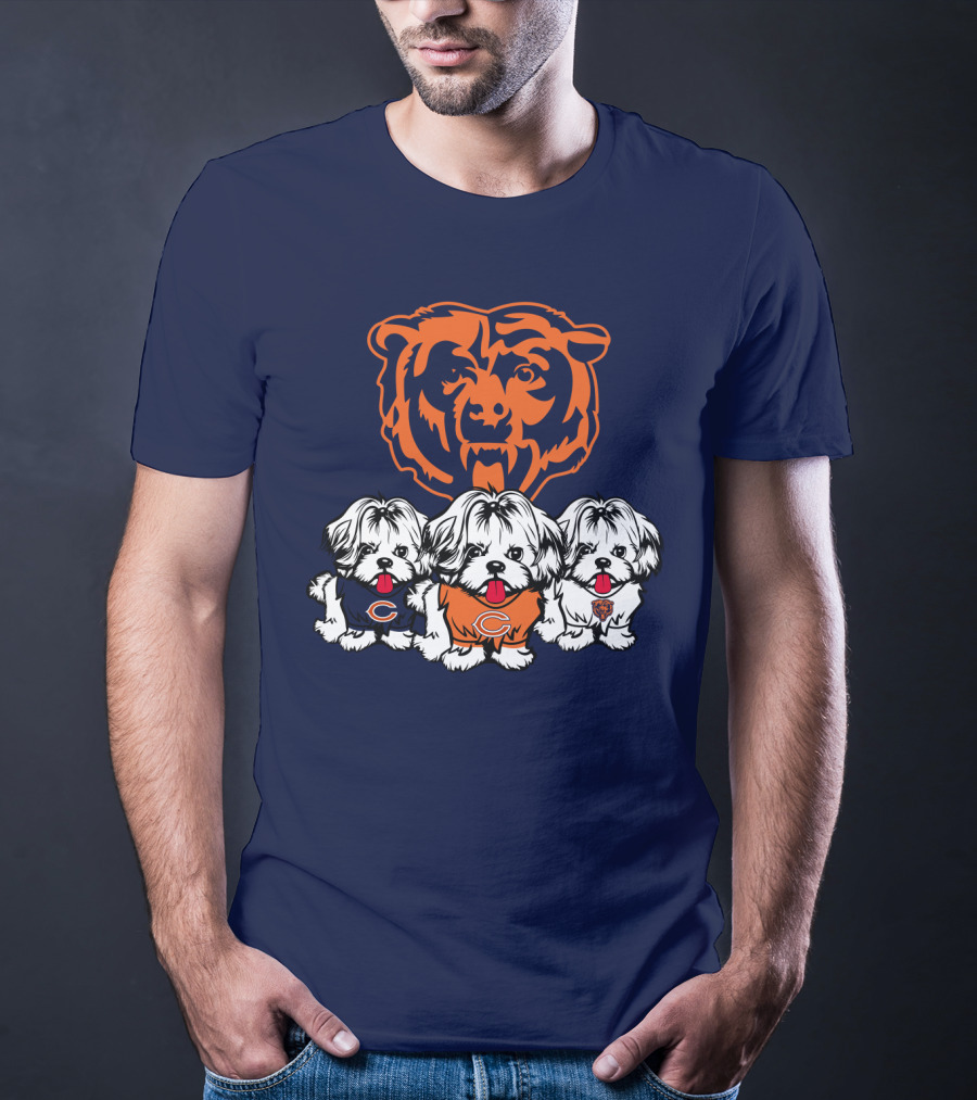 Chicago Bears Shih Tzu T-Shirt