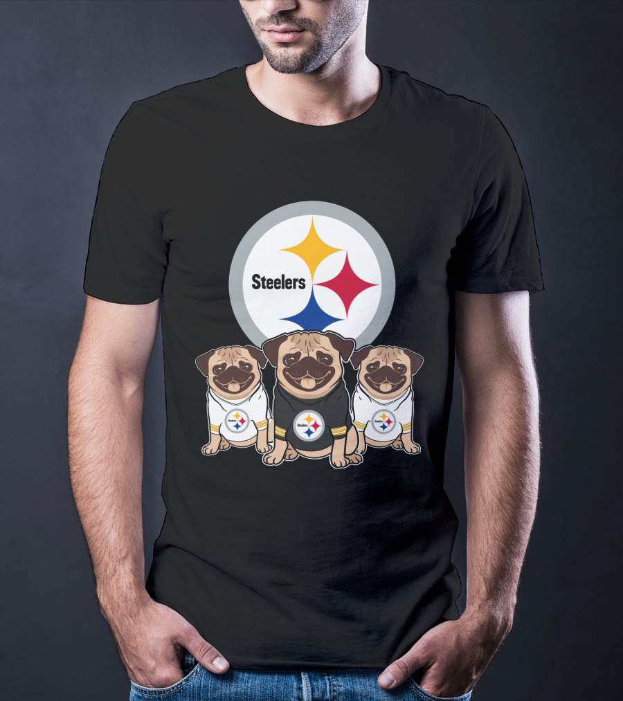 Steelers Pug T-Shirt