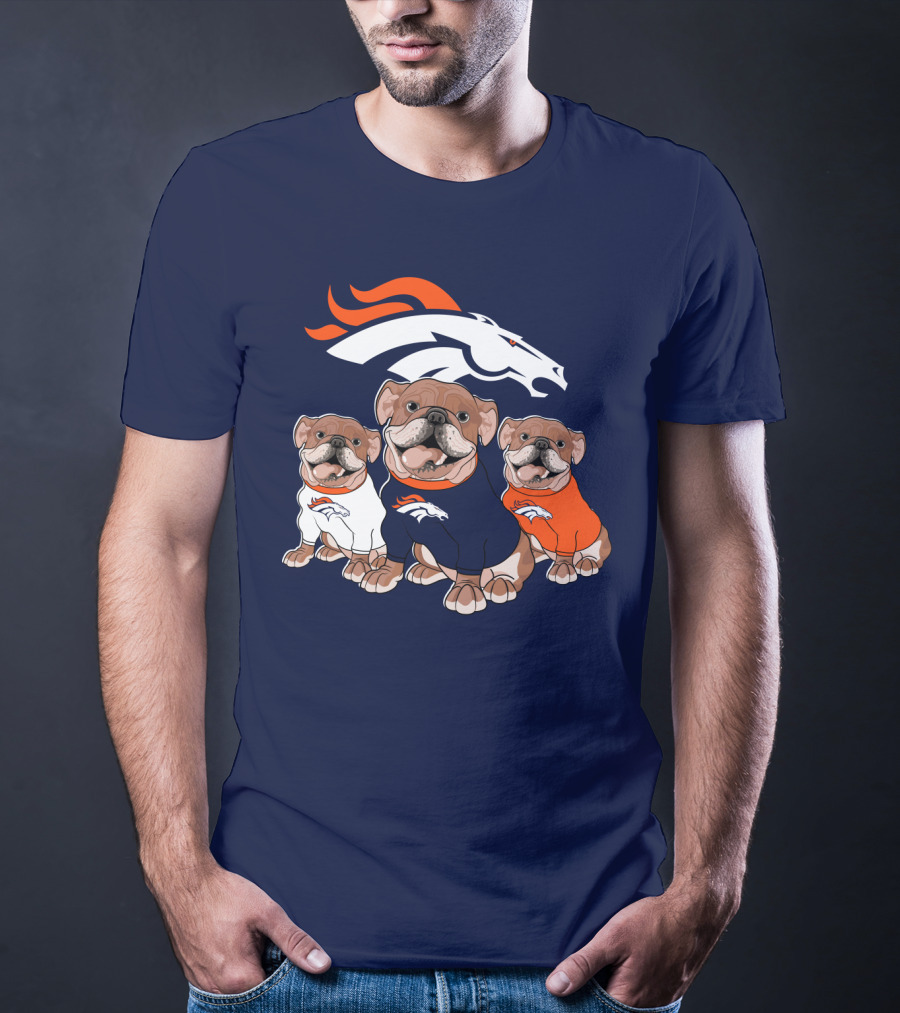 Denver Broncos Bulldog Trio T-Shirt