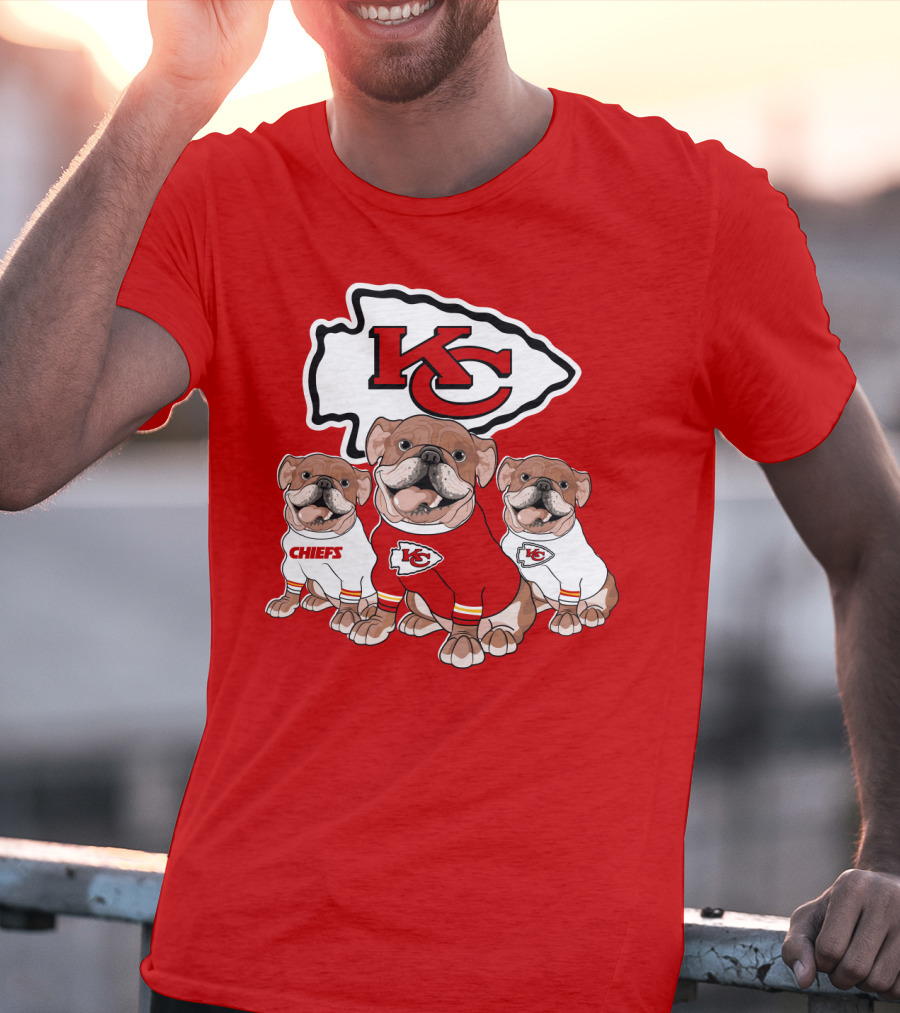 Kansas City Chiefs Bulldog T-Shirt