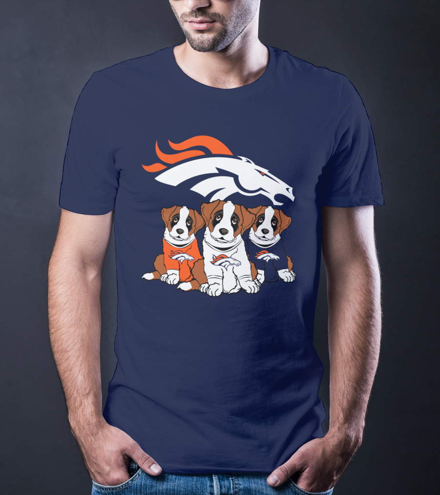 Denver Broncos Saint Bernard T-Shirt