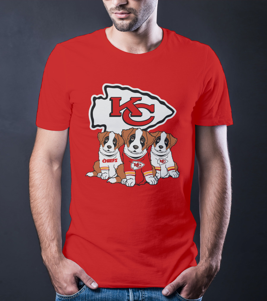 Kansas City Chiefs Kc Saint Bernard T-Shirt