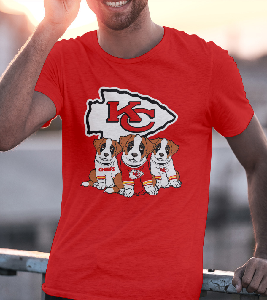 Kansas City Chiefs Kc Saint Bernard T-Shirt