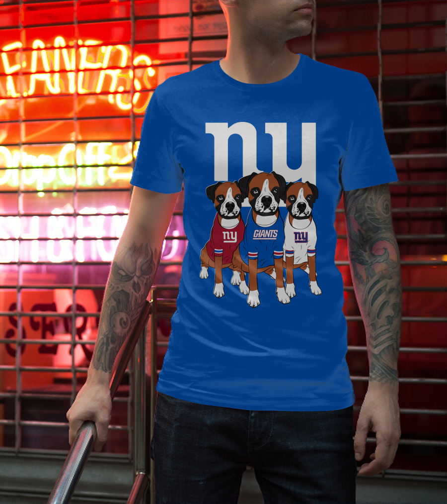 New York Giants Three Boxer T-Shirt