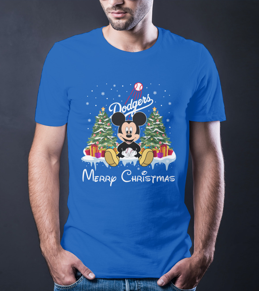 Dodgers Merry Christmas T-Shirt
