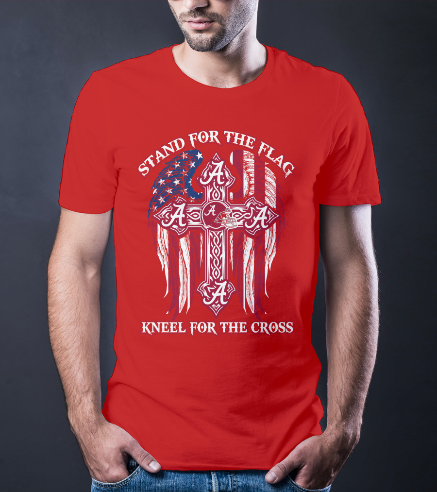 Stand For The Flag Kneel For The Cross Alabama A T-Shirt