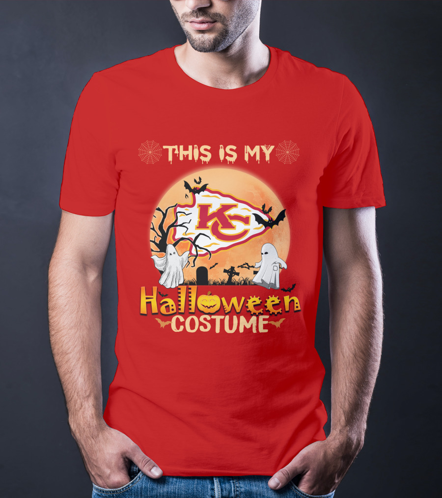 This Is My Kansas City Chiefs Halloween Costume T-Shirt
