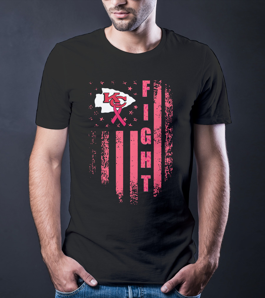 Kansas City Chiefs Breast Cancer Awareness Fight Edition T-Shirt