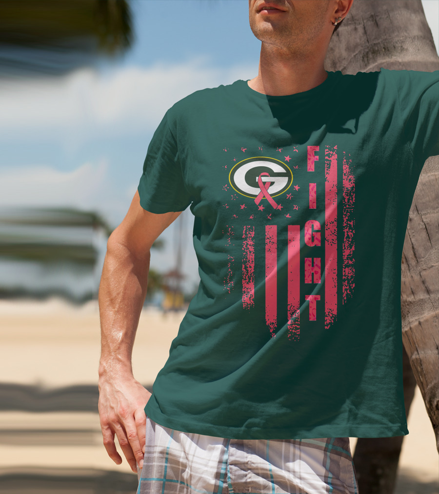 Green Bay Packers Fight Breast Cancer T-Shirt