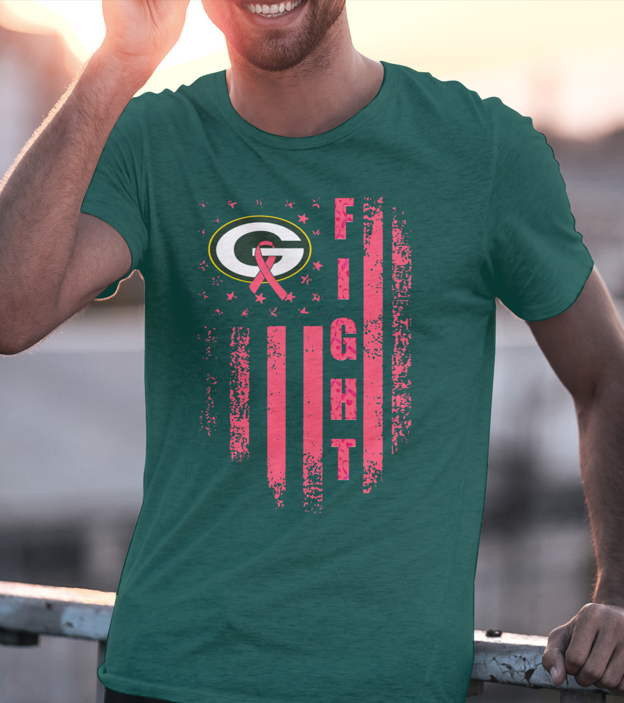Green Bay Packers Fight Breast Cancer T-Shirt