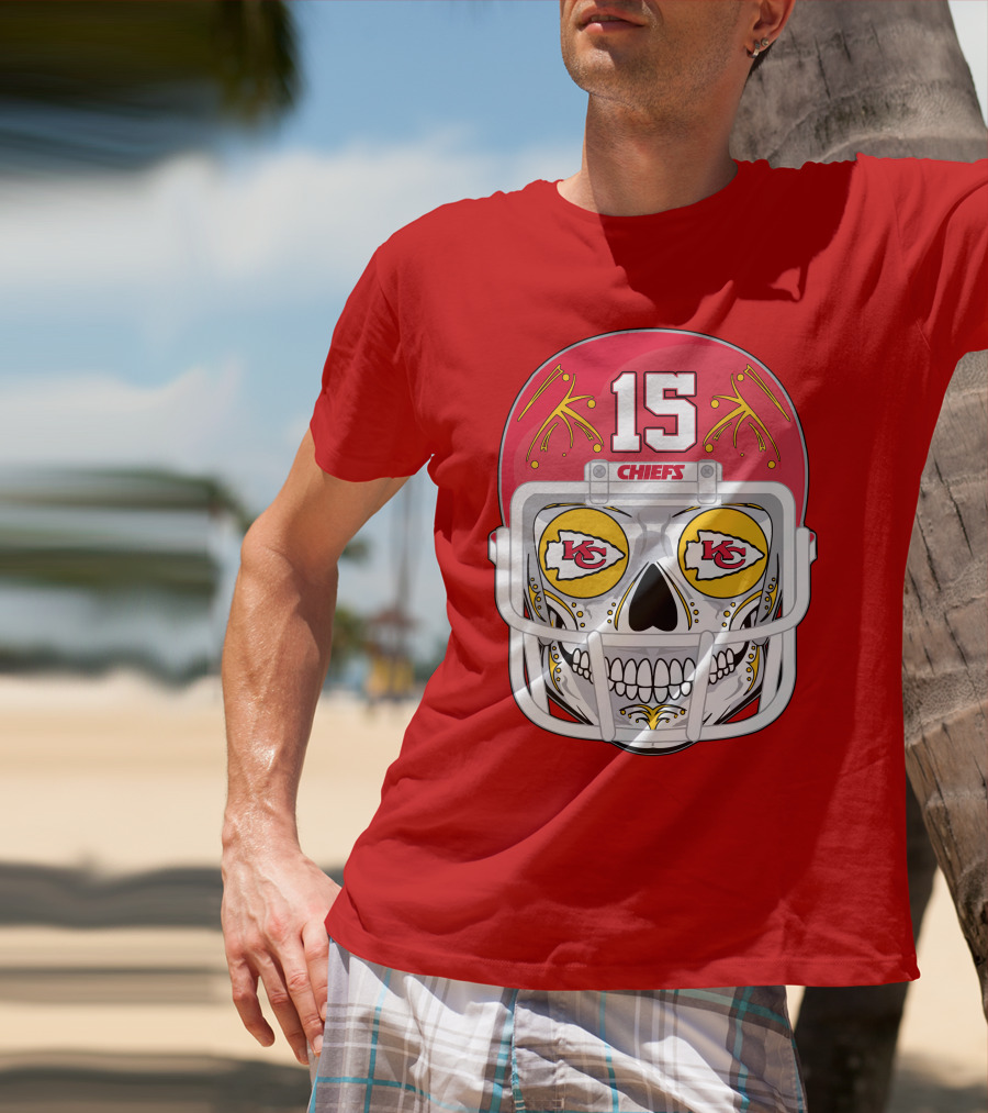 Chiefs Skull Helmet T-Shirt