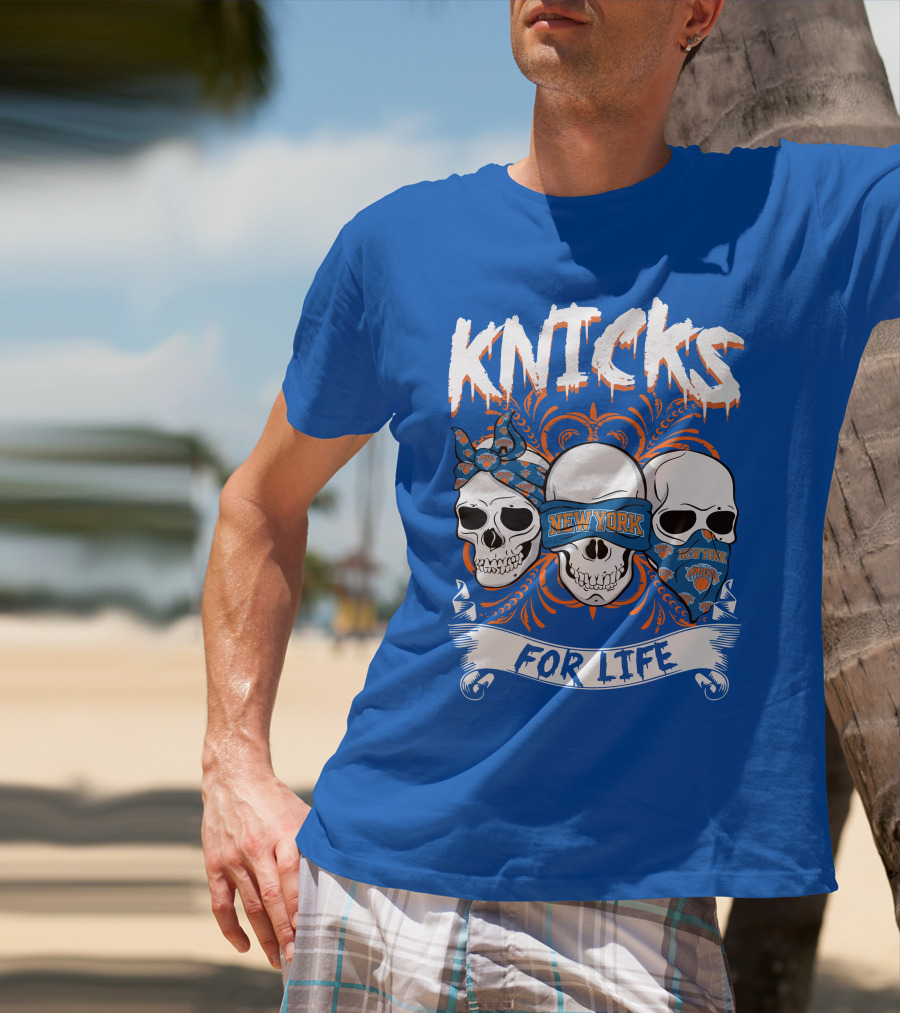 Knicks New York For Life T-Shirt