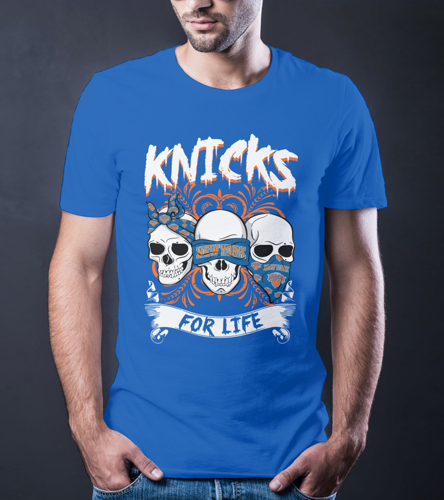Knicks New York For Life T-Shirt