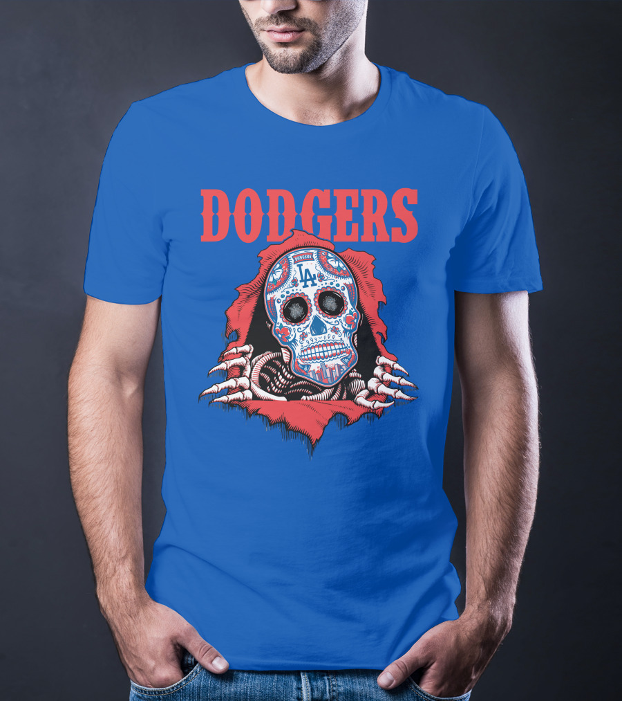 Dodgers La Sugar Skull T-Shirt
