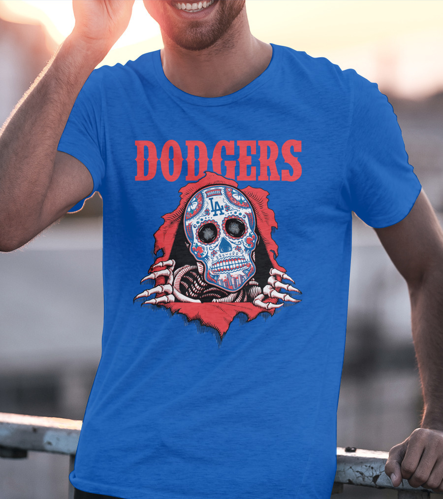 Dodgers La Sugar Skull T-Shirt