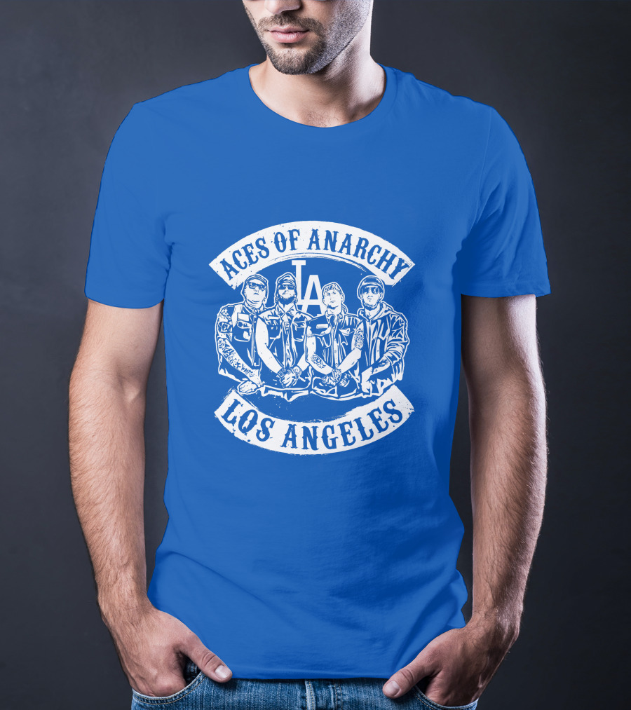 Aces Of Anarchy Los Angeles Dodgers T-Shirt