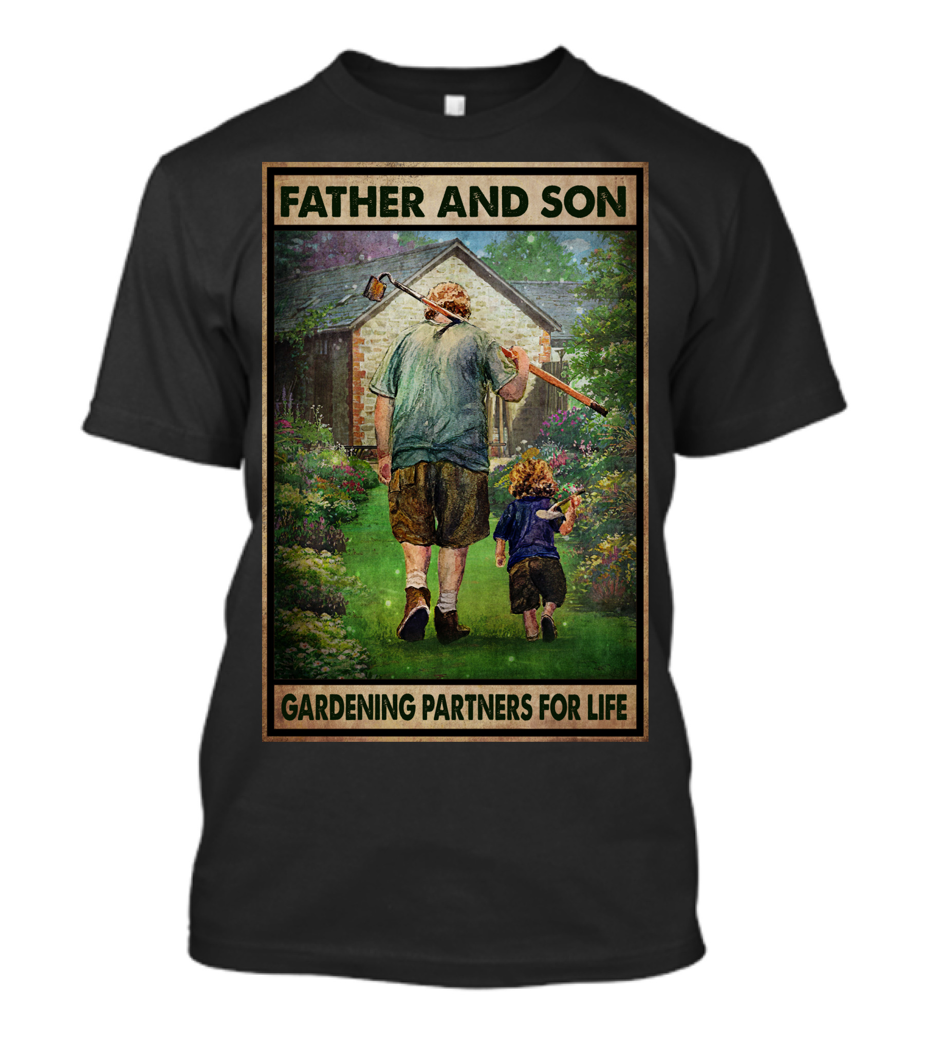 Father And Son Gardening Partners For Life T-Shirt