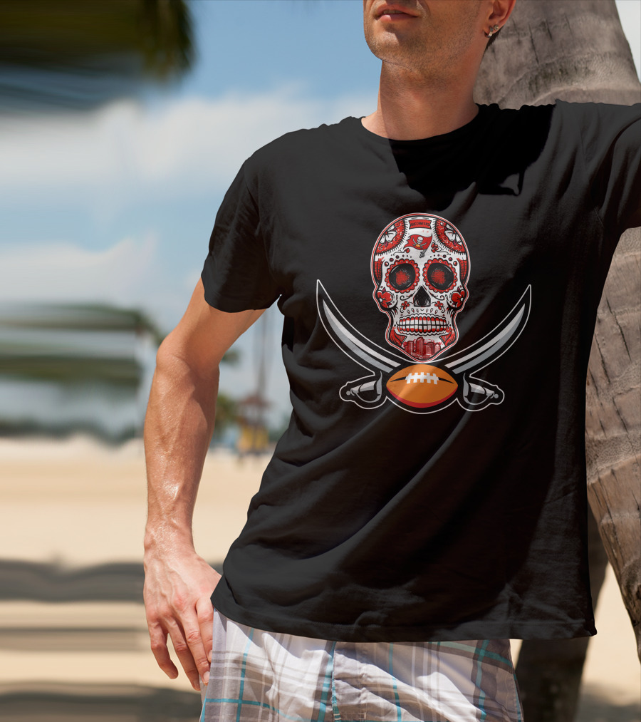 Tampa Bay Buccaneers Sugar Skull T-Shirt