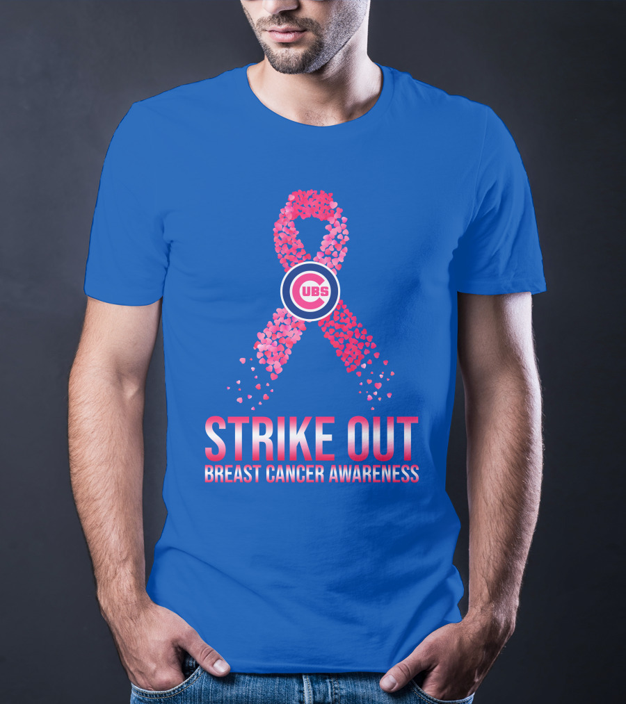 Cubs Strike Out Breast Cancer Awareness T-Shirt
