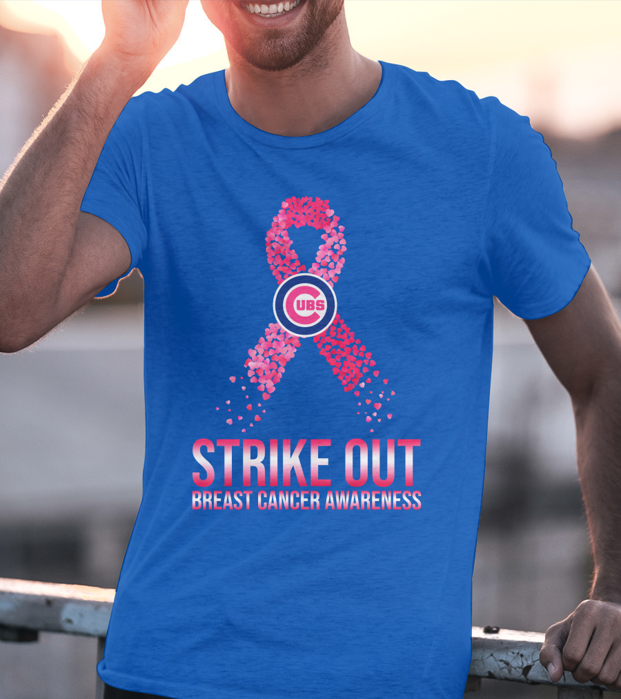 Cubs Strike Out Breast Cancer Awareness T-Shirt