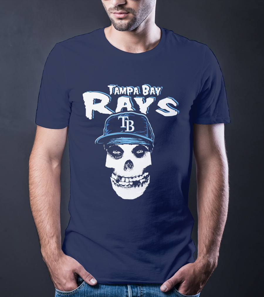Tampa Bay Rays Tb Skull T-Shirt