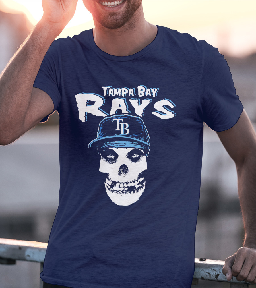 Tampa Bay Rays Tb Skull T-Shirt