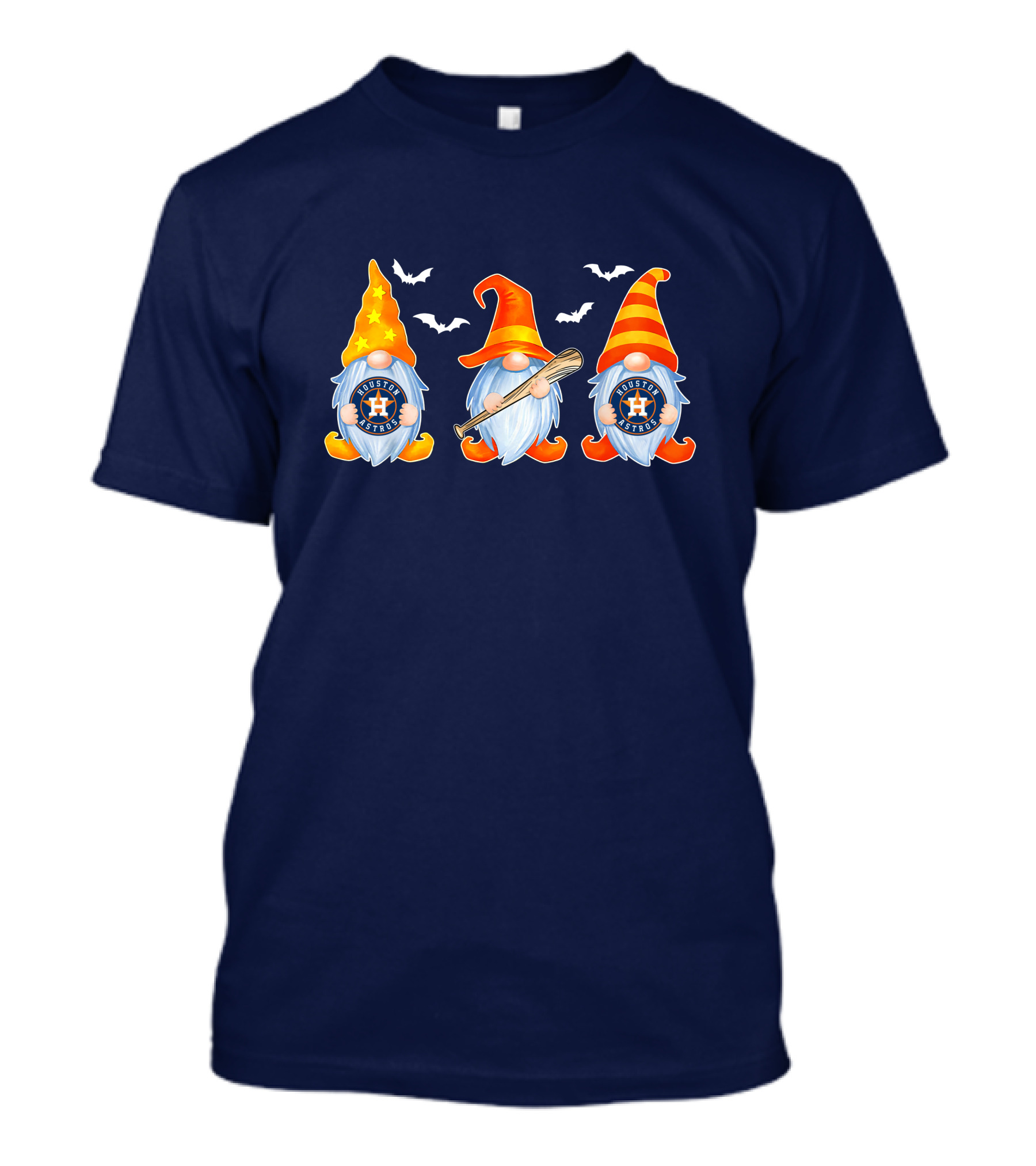 Houston Astros Halloween Gnome Trio T-Shirt