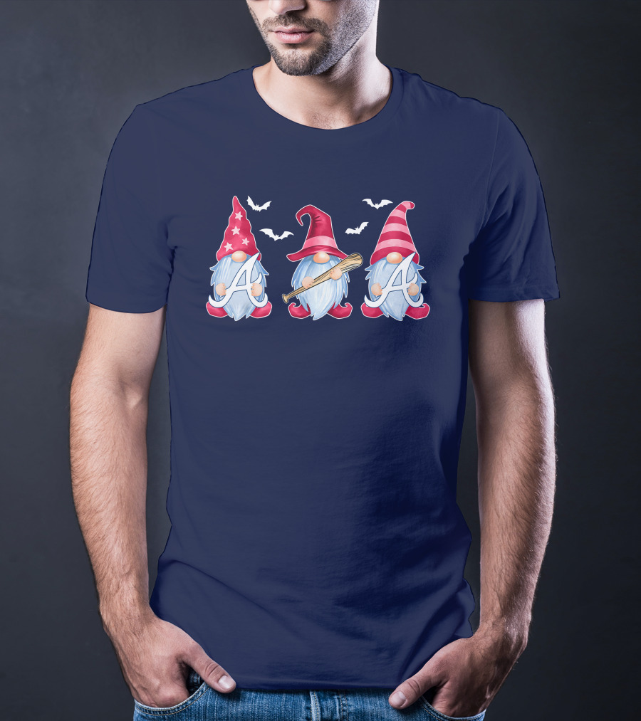 Magical Bat-Wielding Gnomes With A And Stars T-Shirt