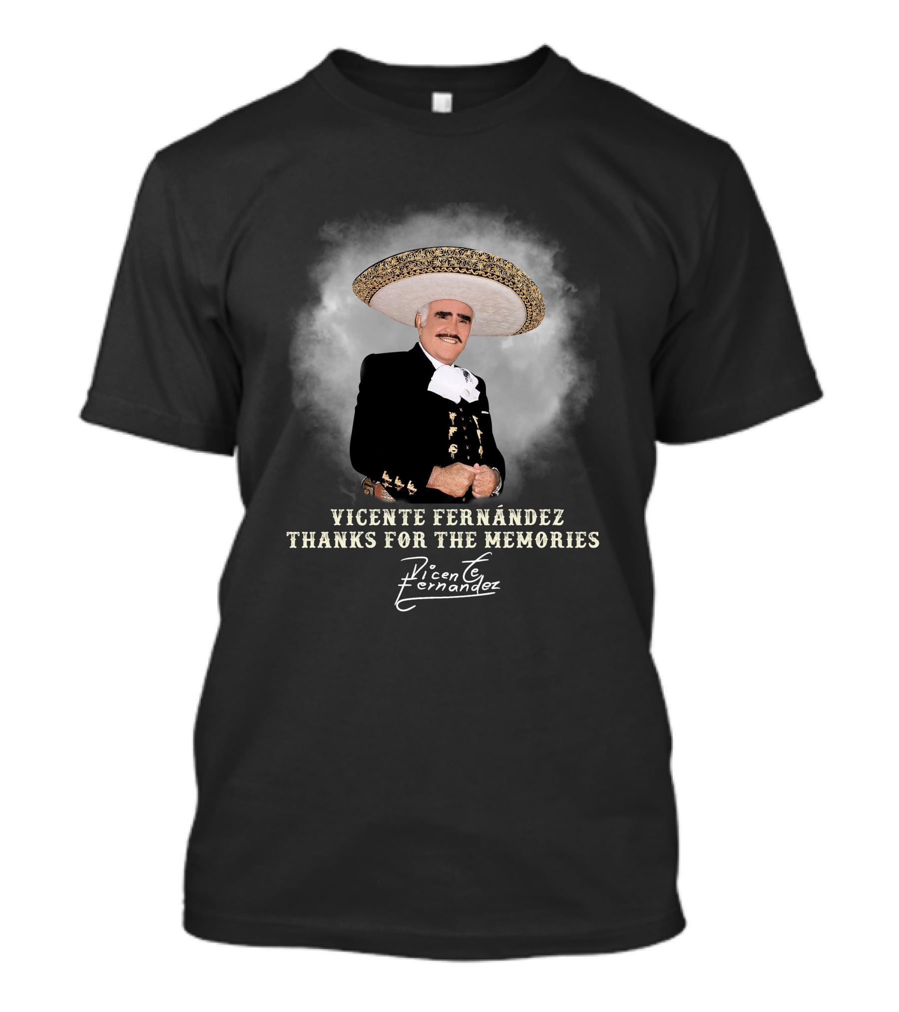 Vicente Fernández Thanks For The Memories T-Shirt