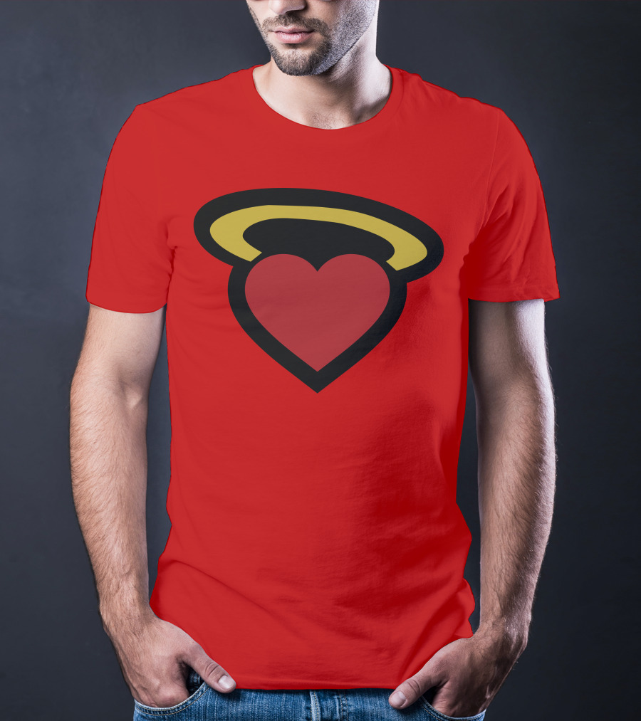 Poppin Store Miami Heat Heart Halo T-Shirt