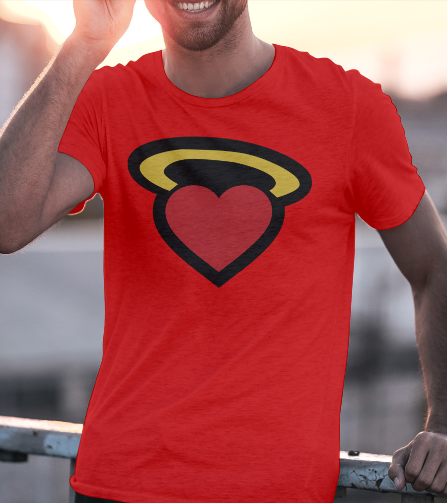 Poppin Store Miami Heat Heart Halo T-Shirt