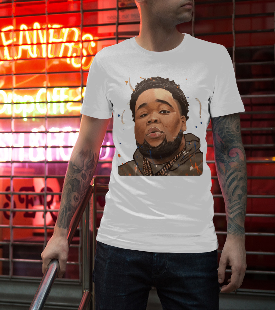 Rod Wave Hoodie Portrait Splash T-Shirt