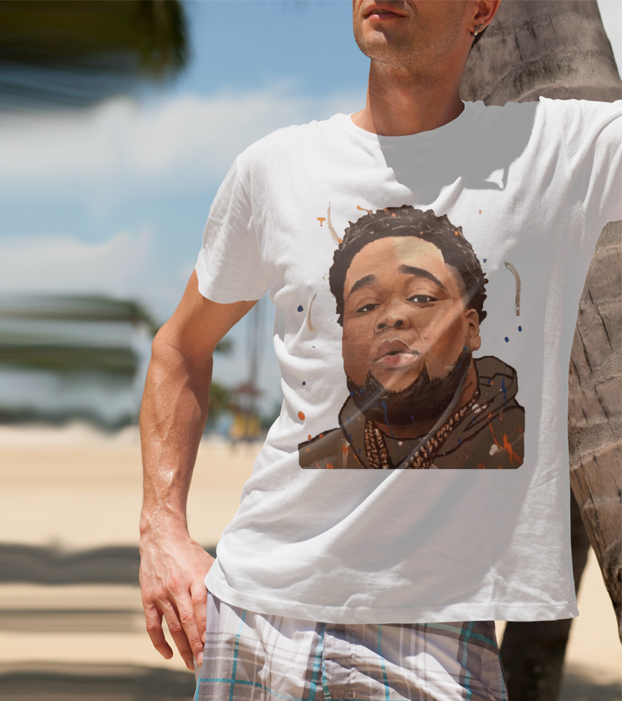 Rod Wave Hoodie Portrait Splash T-Shirt