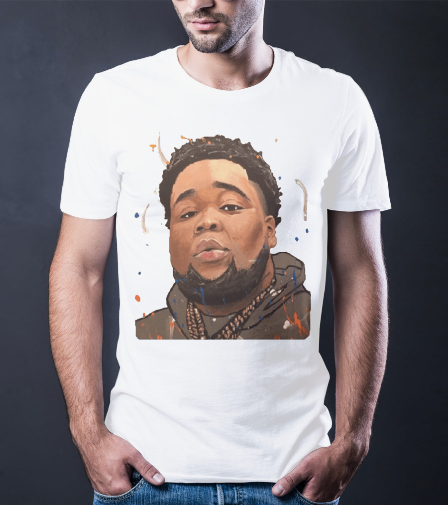 Rod Wave Hoodie Portrait Splash T-Shirt