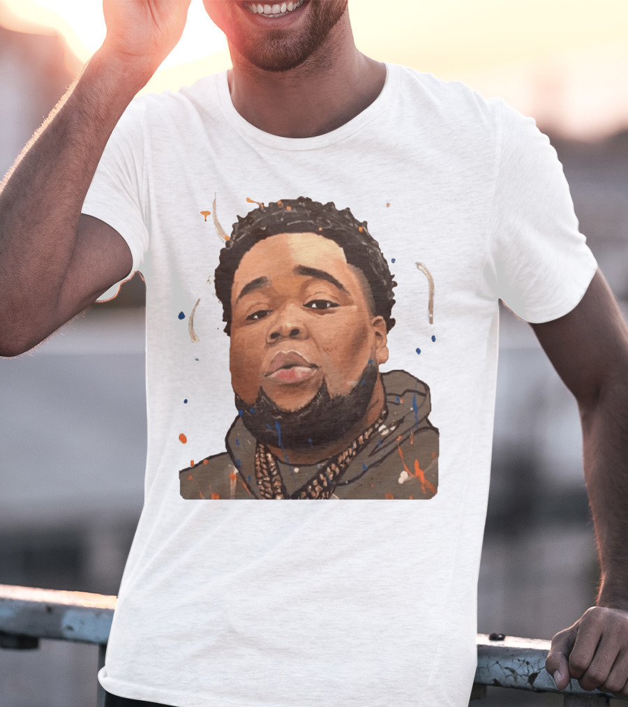 Rod Wave Hoodie Portrait Splash T-Shirt