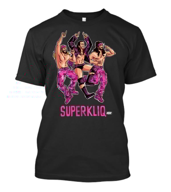 Superkliq AEW Wrestling Group T-Shirt