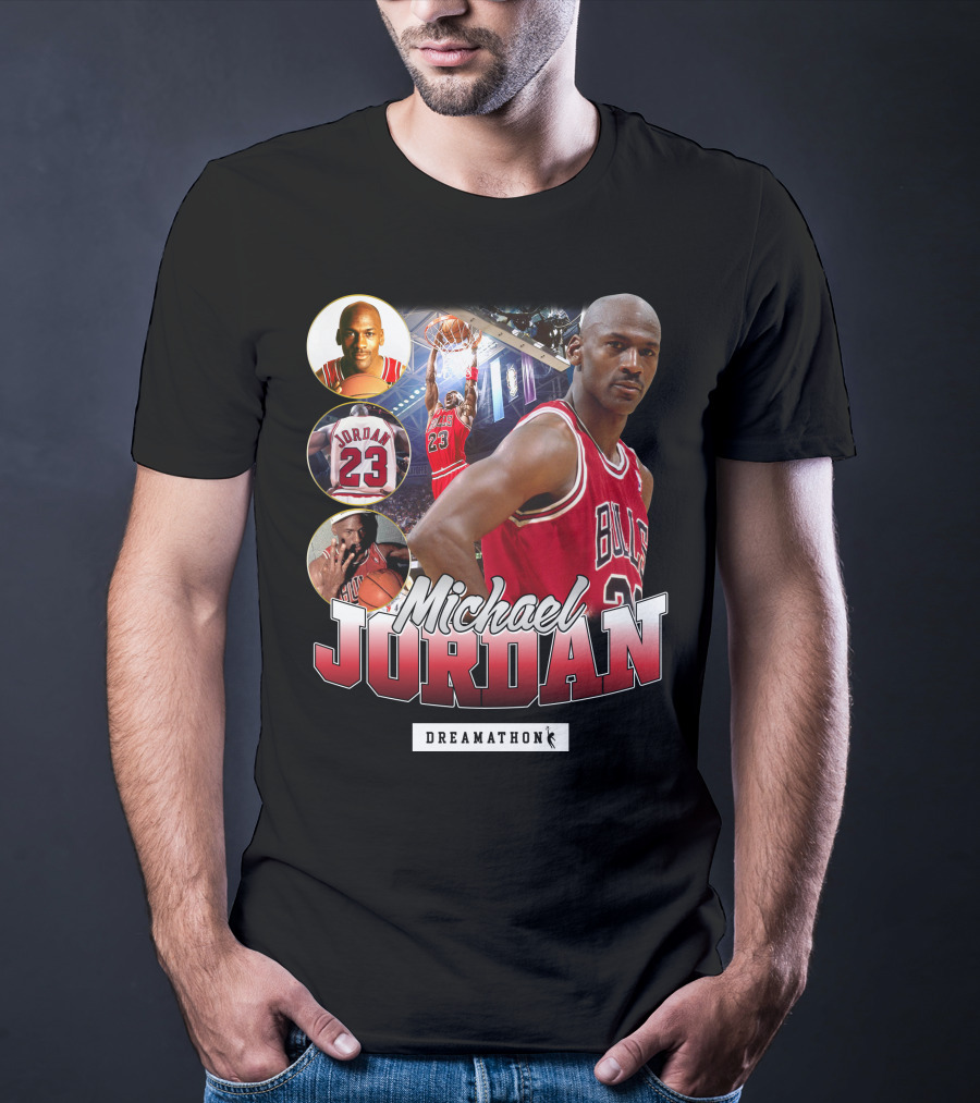 Michael Jordan Dreamathon 23 Basketball T-Shirt