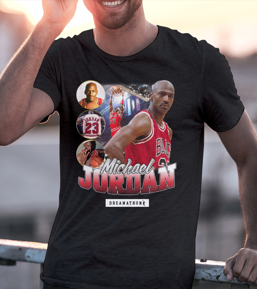 Michael Jordan Dreamathon 23 Basketball T-Shirt