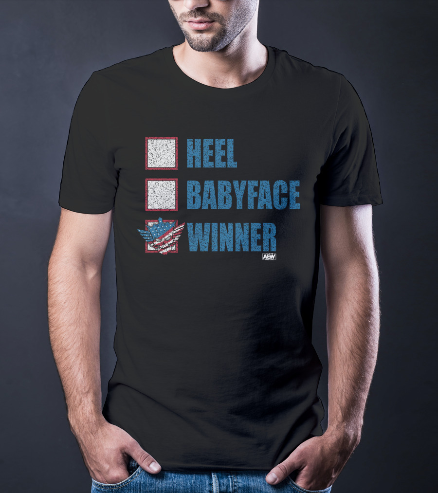 Cody Rhodes AEW Heel Babyface Winner T-Shirt