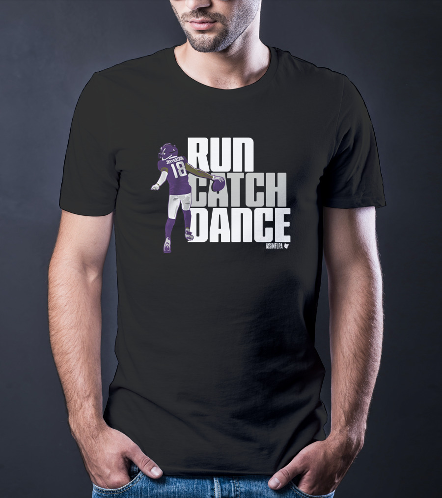 Justin Jefferson NFLPA Run Catch Dance T-Shirt