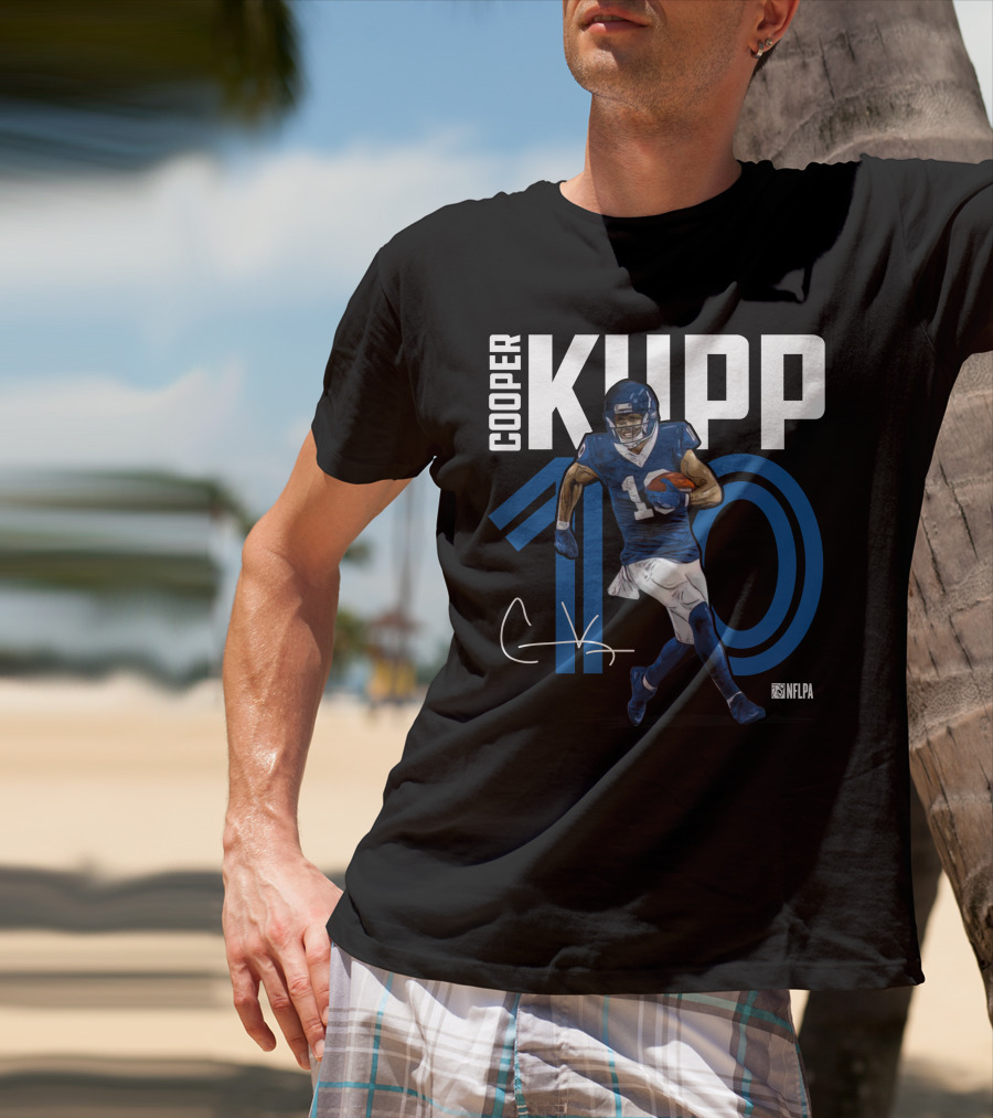 COOPER KUPP 10 NFLPA Football Player T-Shirt