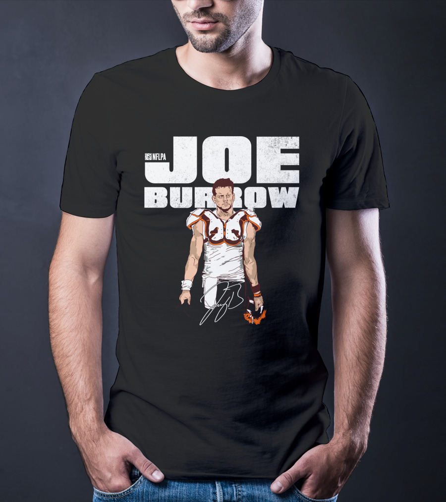 NFLPA Joe Burrow Football Player Youth T-Shirt