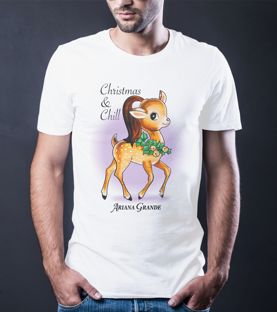 Ariana Grande Positions Photo I Christmas And Chill T-Shirt
