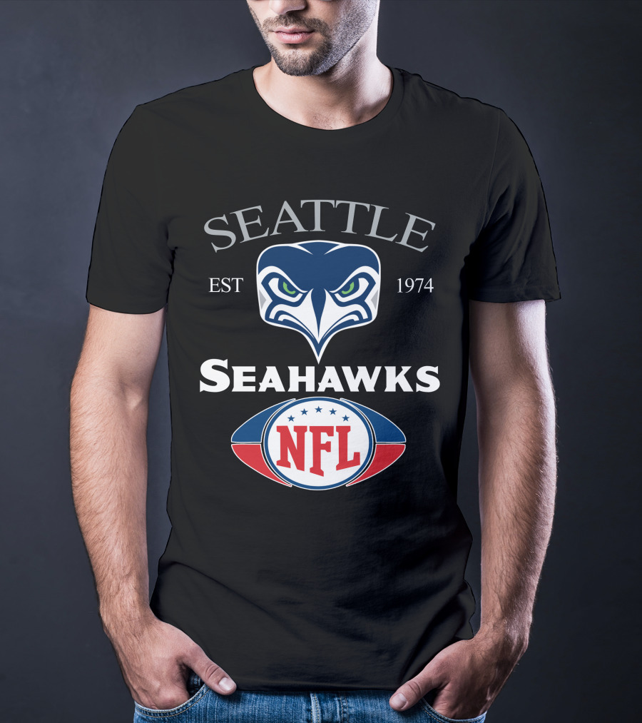Seattle Seahawks 14 Est 1974 Nfl T-Shirt