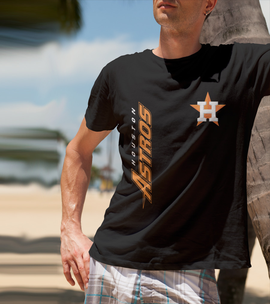 Houston Astros Mlb Team Logo H Star T-Shirt